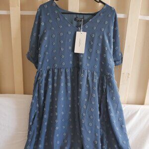 BloomChic Women's Blue Dress